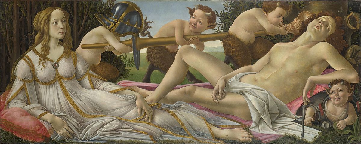 Botticelli, Venus and Mars